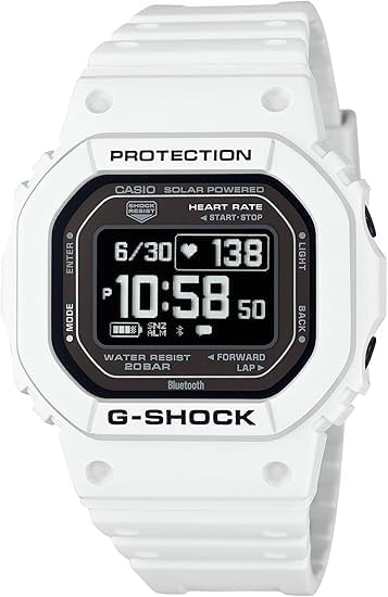 G-SHOCK(ジーショック) [カシオ] 腕時計 ジーショック G-SQUAD 心拍計 Bluetooth搭載 DW-H5600-7 ソーラーバッテリー メンズ ホワイト [並行輸入品]